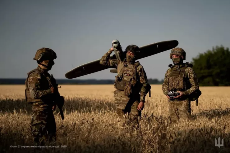 Lữ đoàn Cơ giới 21 của Ukraine tham chiến trên chiến trường. Ảnh: BỘ QUỐC PHÒNG UKRAINE/X