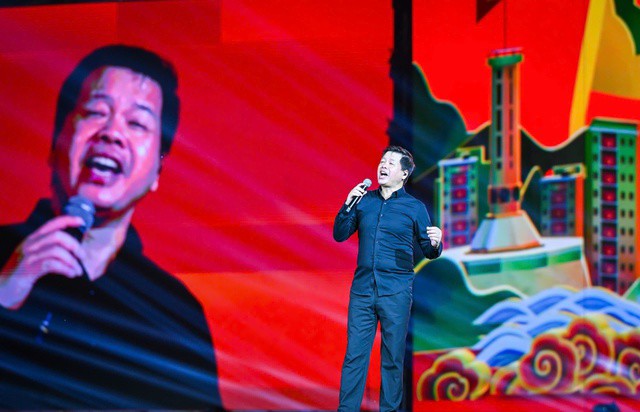 NSƯT Đăng Dương tổng duyệt tại chương trình.