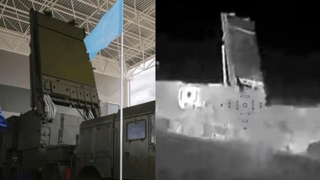 Radar 98L6E của hệ thống phòng không tầm xa S-500 "Prometey" của Nga.