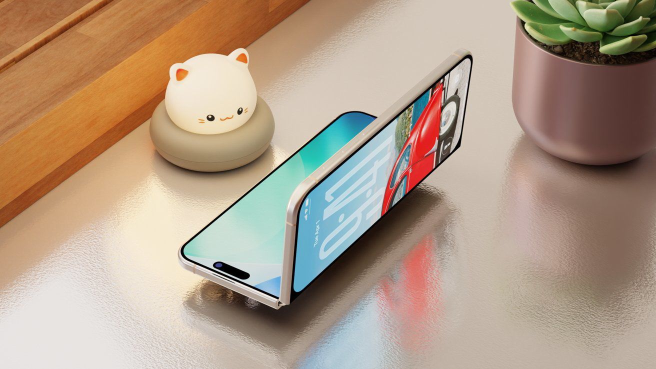 Ảnh render iPhone Fold.