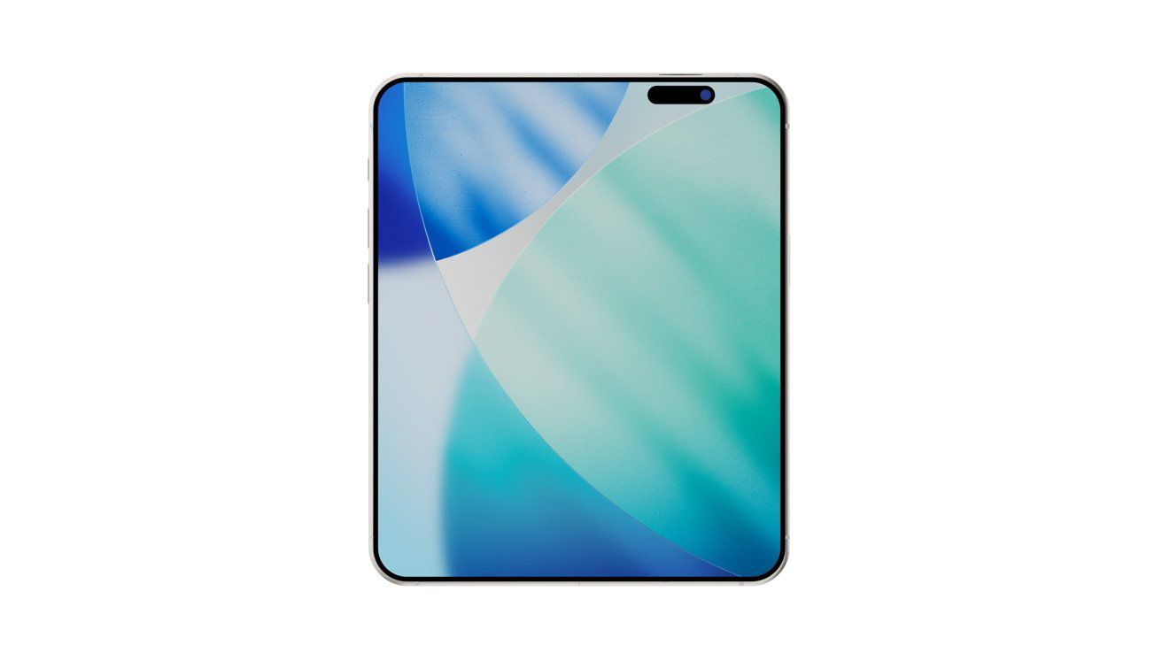 Ảnh render iPhone Fold.