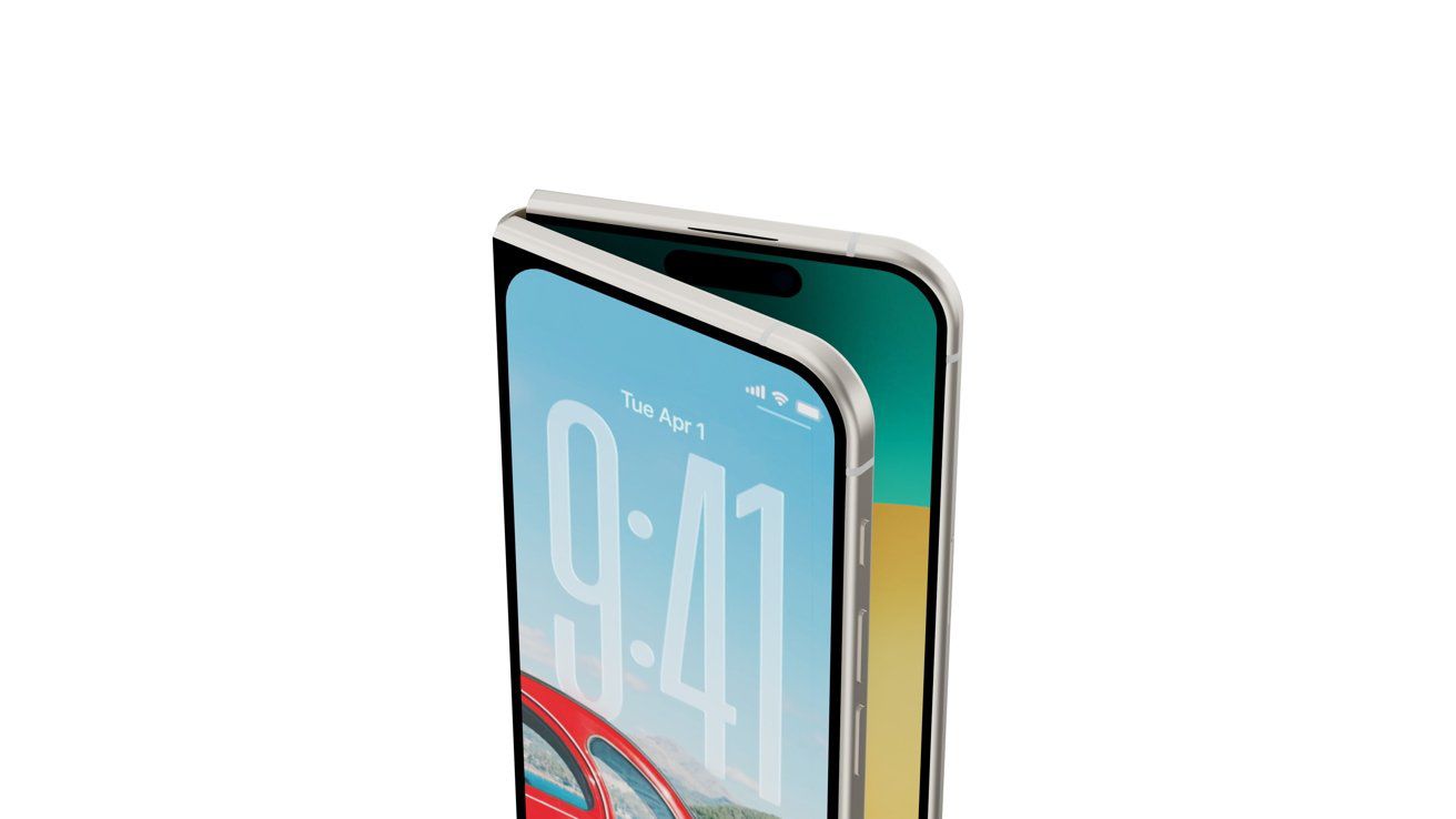 Ảnh render iPhone Fold.