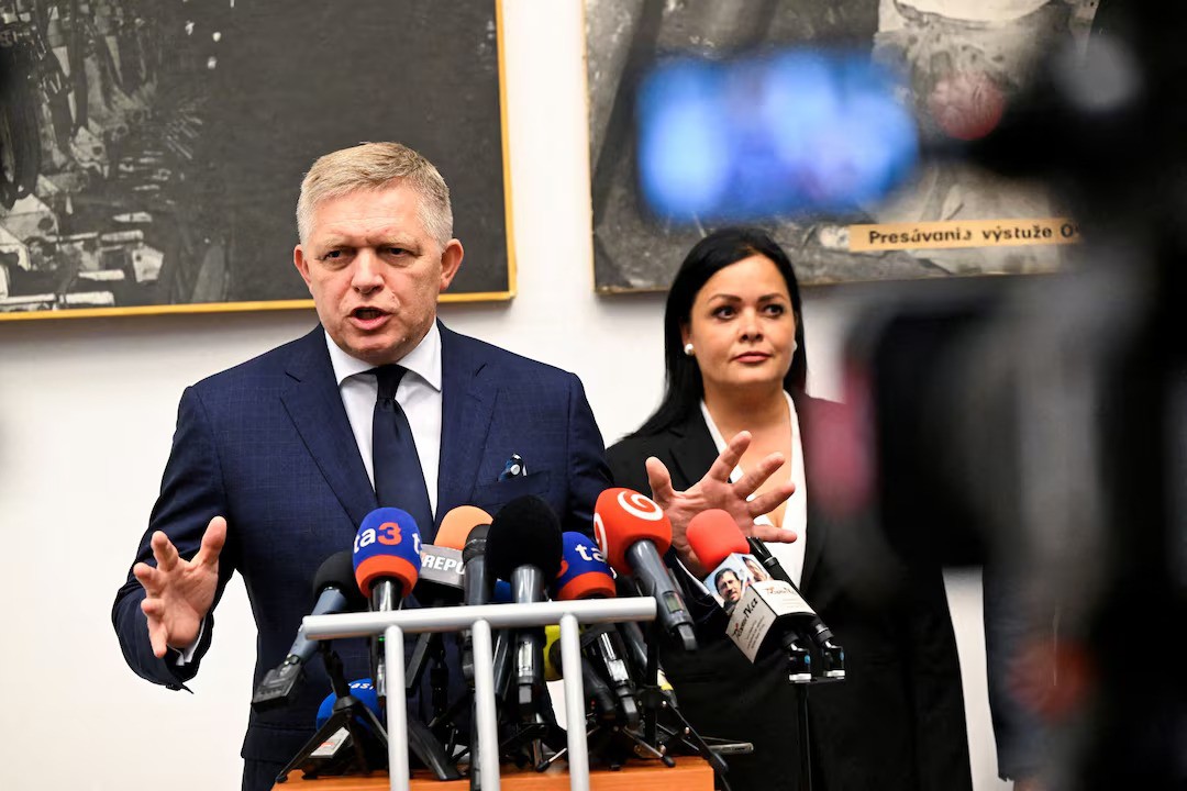 Thủ tướng Slovakia Robert Fico – người đã nhiều lần phản đối viện trợ quân sự cho Ukraine (ảnh: Reuters)