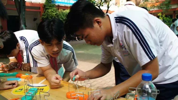 Học sinh Trường THCS Trường Thạnh trong một hoạt động ngoại khoá. Ảnh minh hoạ: NTCC