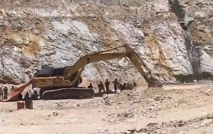 Hiện trường vụ tai nạn. Ảnh: M.B.