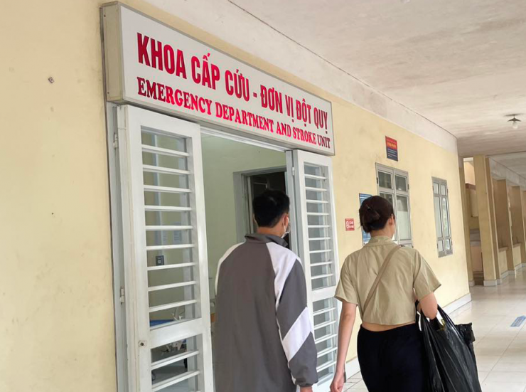 Khoa cấp cứu nơi tiếp nhận bệnh nhân. Ảnh: BVCB.