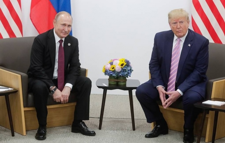Tổng thống Mỹ Donald Trump và Tổng thống Nga Vladimir Putin. (Ảnh: Tass)