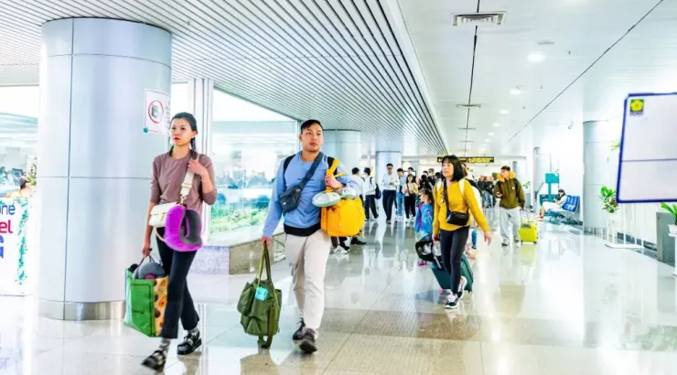 Phương án 1, chuyển toàn bộ chuyến bay quốc tế từ sân bay Tân Sơn Nhất sang sân bay Long Thành. Ảnh: TT.