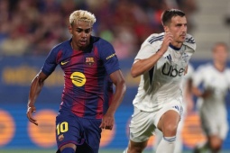 Video bóng đá Barcelona - Como: Rực rỡ 5 bàn, Yamal tỏa sáng (Joan Gamper Trophy)