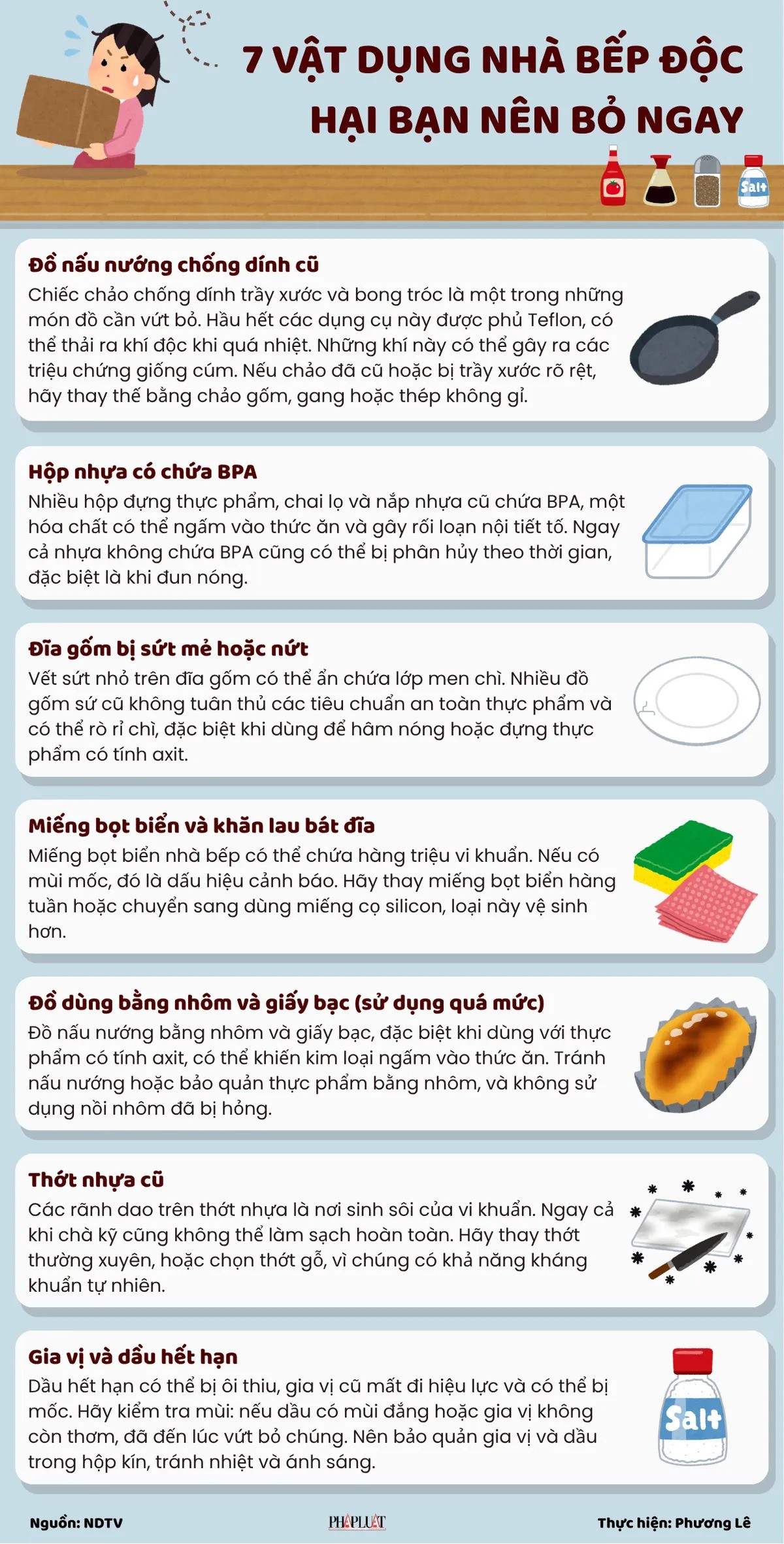 7 vật dụng nhà bếp độc hại bạn nên bỏ ngay - 1