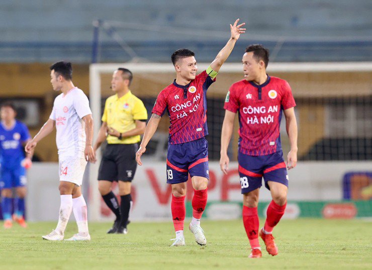 Ở Cúp Quốc gia năm nay, Công an Hà Nội của Quang Hải sẽ chạm trán với đội thắng cặp đấu giữa Hà Nội gặp Thể Công Viettel