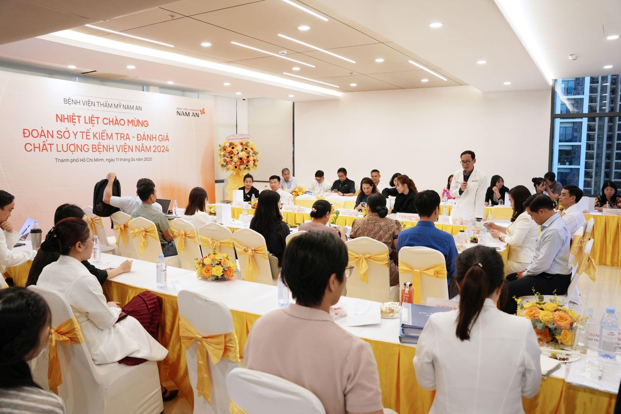 Buổi kiểm tra chất lượng định kỳ mỗi năm của Sở Y Tế tại BVTM Nam An được diễn ra công khai, minh bạch
