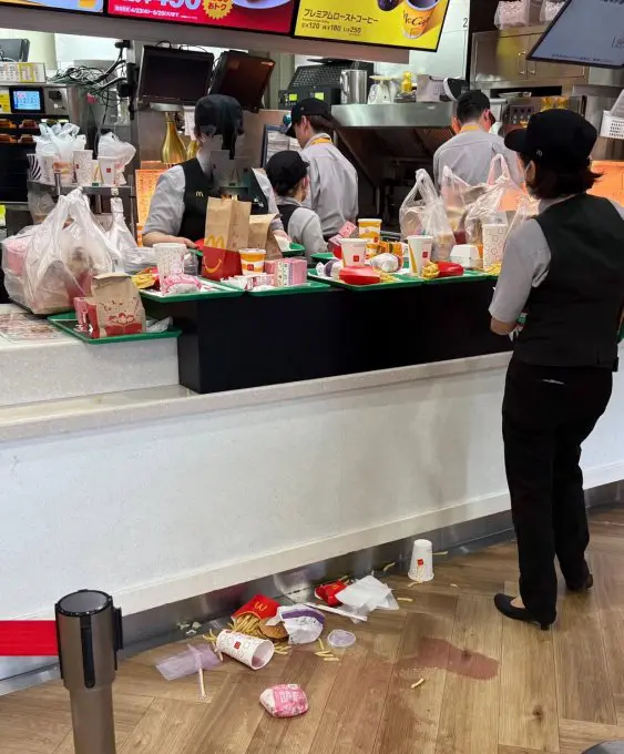 Cảnh hỗn loạn tại McDonald’s với đồ chơi Chiikawa