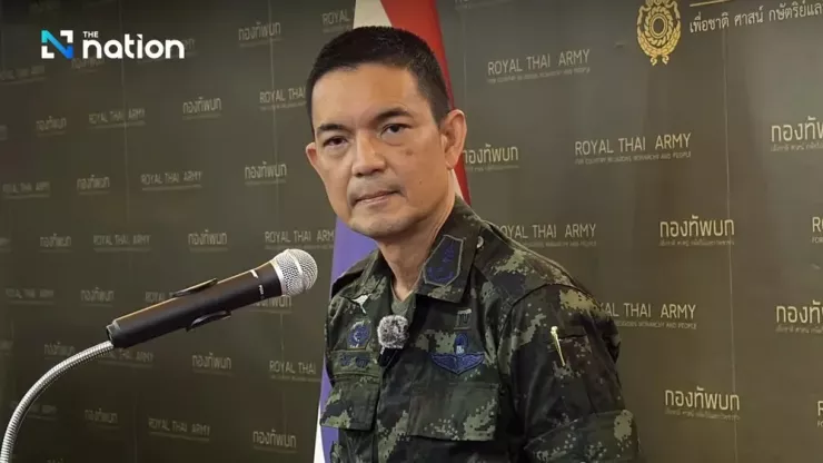 Ông Winthai Suvaree - người phát ngôn Quân đội Hoàng gia Thái Lan (RTA). Ảnh: NATION THAILAND