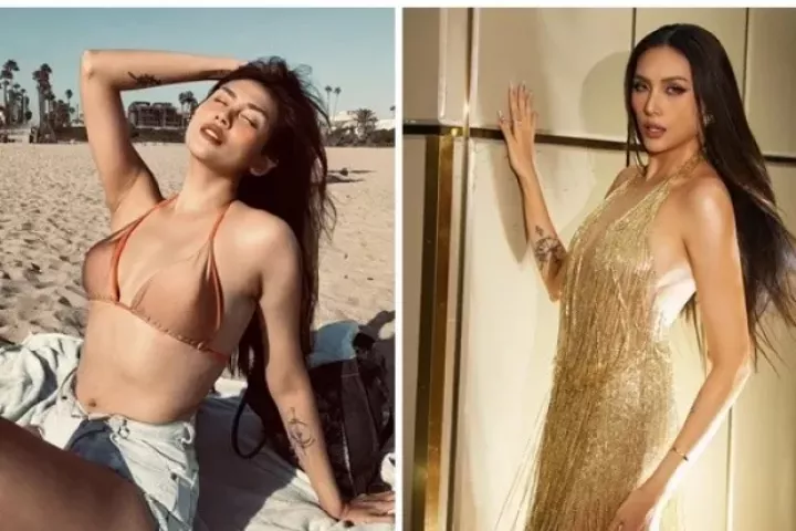 Võ Hoàng Yến gợi cảm với bikini ở trời Tây