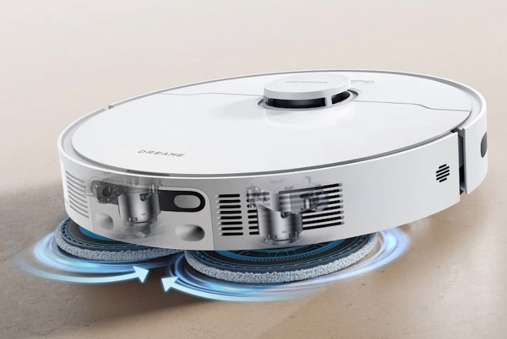 Cận cảnh robot có thể "quẩy đuôi" làm sạch góc, chân tường