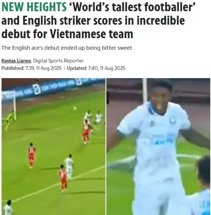 Tờ The Sun hy vọng Hudlin sẽ bay cao sau màn ra mắt tuyệt vời