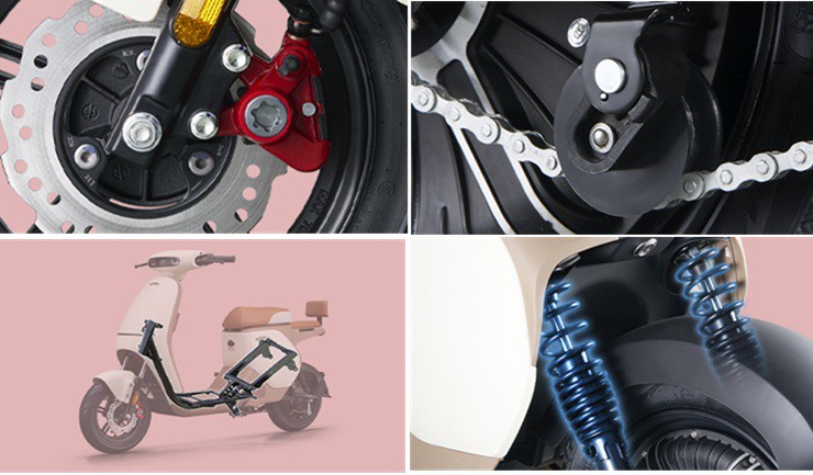 Xe điện Honda U-Qe giá chỉ 10 triệu đồng, dùng pin lithium an toàn với 80 km/lần sạc - 4