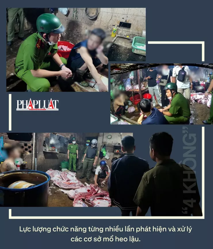 Ớn lạnh lò mổ heo '4 không' - Bài 2: Lo thịt nhiễm khuẩn, nghi có chất tạo nạc - 15