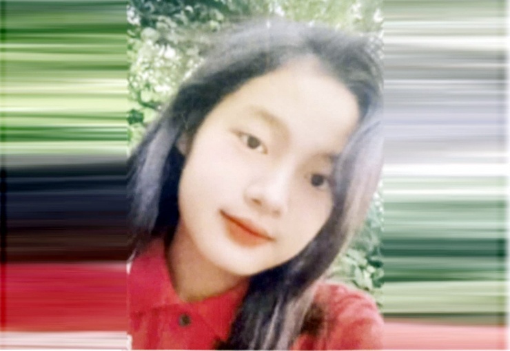 Nữ sinh Hoàng Thị Phương. Ảnh: GĐ cung cấp.
