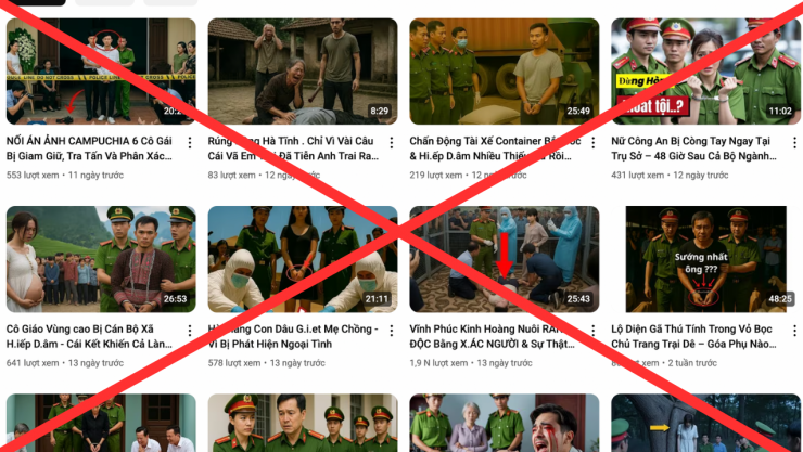 Video bịa chuyện, dựng lên các vụ án rùng rợn, gắn tên các tỉnh thành vẫn được sản xuất hàng loạt trên YouTube.