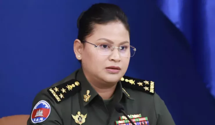 Bà Maly Socheata - người phát ngôn Bộ Quốc phòng Campuchia. Ảnh: KHMER TIMES Bà Maly Socheata - người phát ngôn Bộ Quốc phòng Campuchia. Ảnh: KHMER TIMES