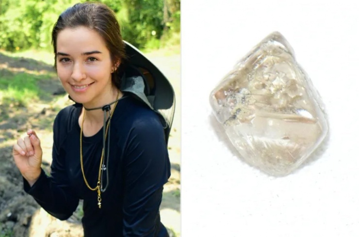Cô gái tìm thấy kim cương 2,3 carat ở công viên, dùng ngay làm điều đặc biệt. Ảnh: People Cô gái tìm thấy kim cương 2,3 carat ở công viên, dùng ngay làm điều đặc biệt. Ảnh: People