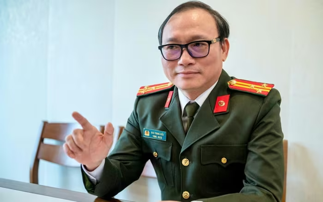 Thượng tá Đào Trung Hiếu, chuyên gia tội phạm học.