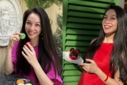 Mặt mộc tuổi 44 của Hiền Thục