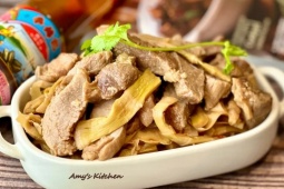 Thịt kho măng thơm mềm, ăn một miếng là nhớ mãi
