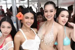 Thí sinh Hoa hậu Hoàn vũ Thái Lan khoe dáng với bikini