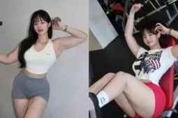 Gái xinh Hàn Quốc mặt búp bê, thân hình cơ bắp