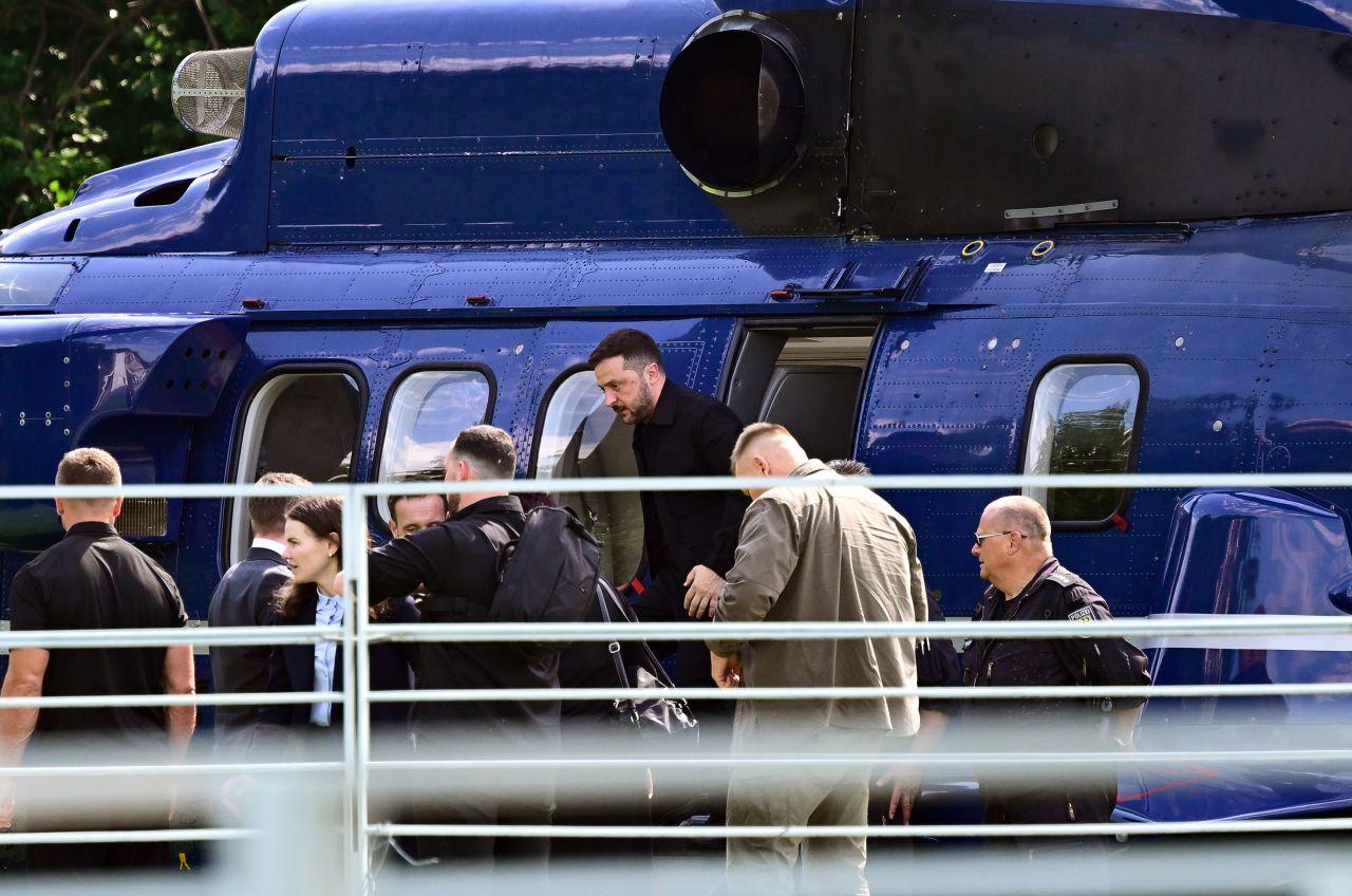 Ông Zelensky tới Đức, dự cuộc họp trực tuyến ngày 13/8 (ảnh: Getty)