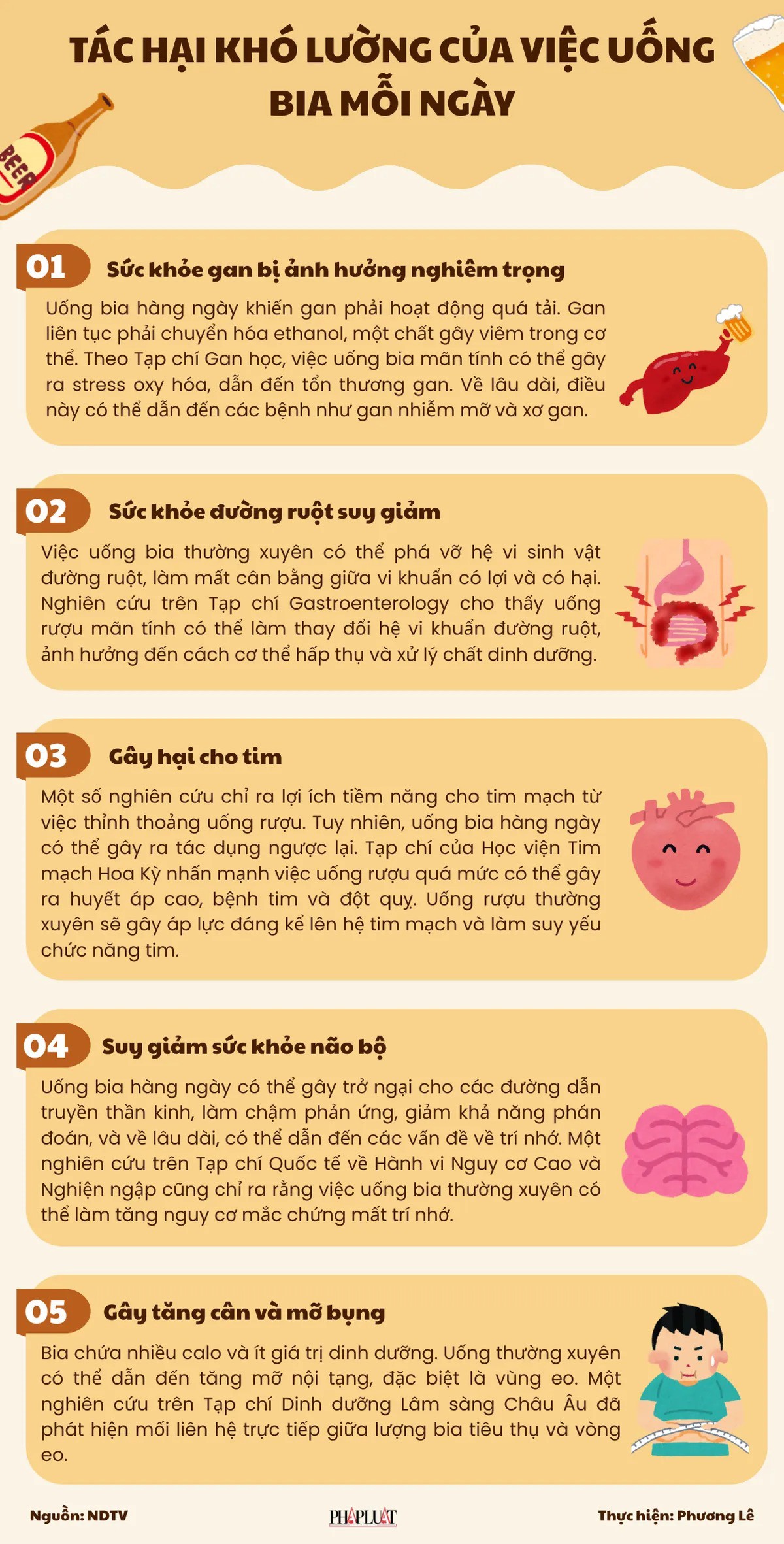 Uống bia mỗi ngày, chuyện gì xảy ra với sức khoẻ? - 1