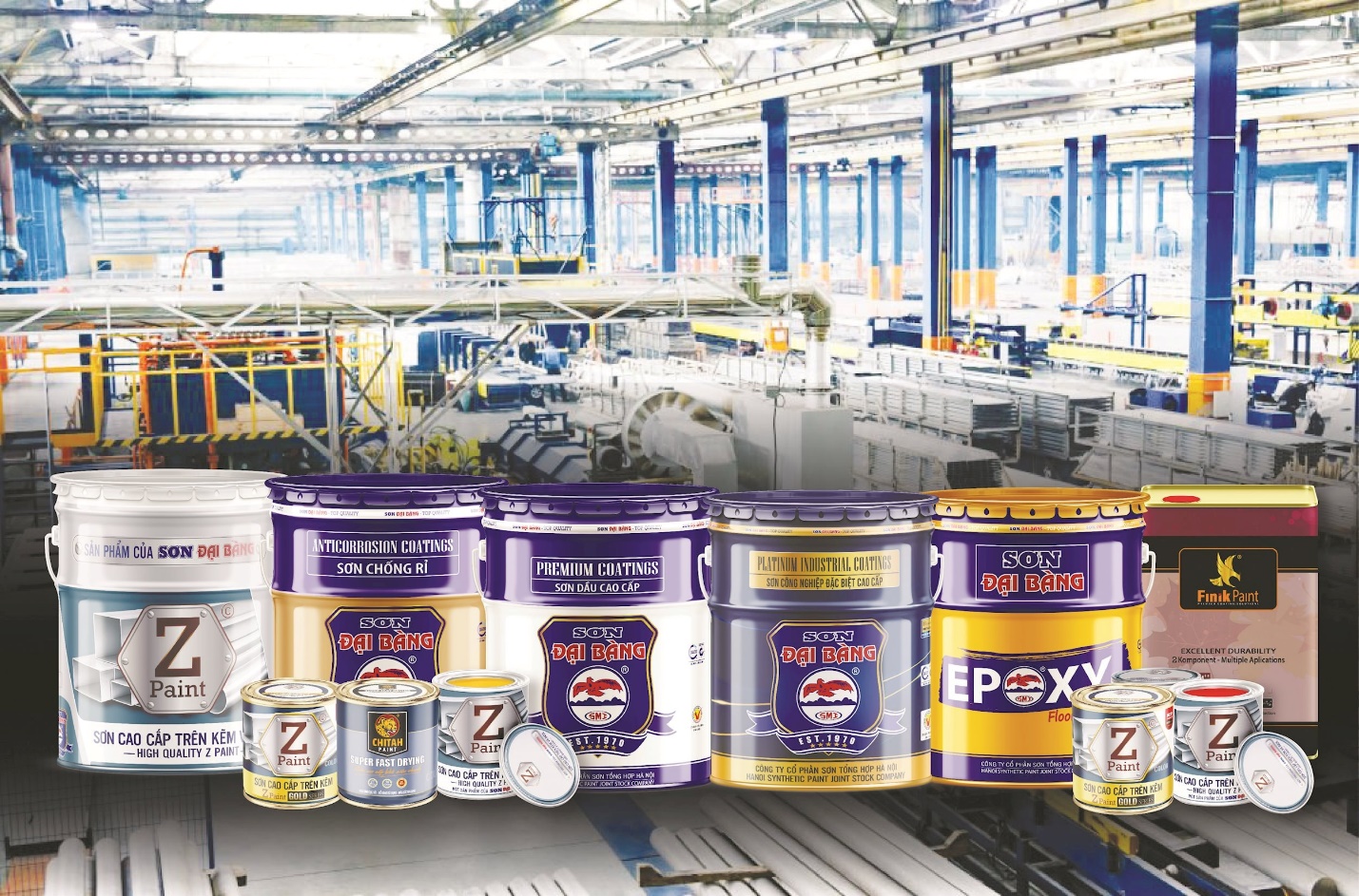 Các sản phẩm chủ lực của thương hiệu Sơn Đại Bàng