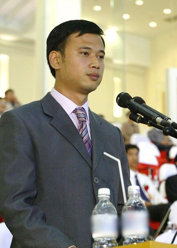 MC Long Vũ thời trẻ.