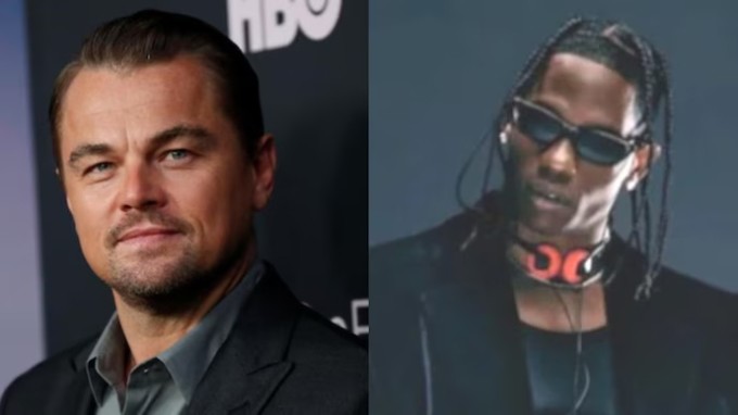 Leonardo DiCaprio (trái) tham dự tiệc ở Ibiza cùng bạn bè sau khi được nhân viên an ninh kiểm tra kỹ lưỡng, nhưng rapper Travis Scott bị từ chối cho vào.