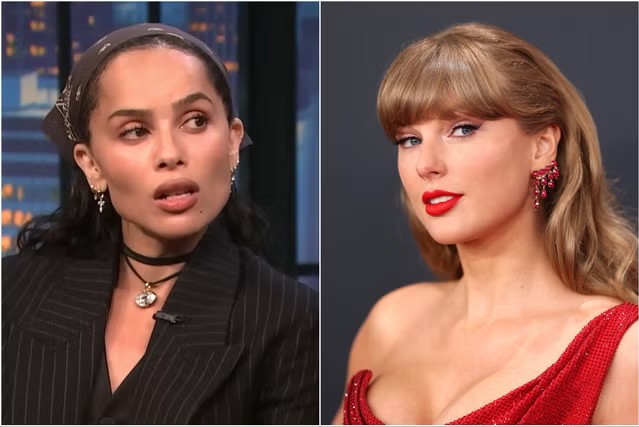 Zoë Kravitz và Taylor Swift. Ảnh: Independent