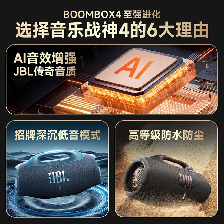 JBL Boombox 4 trình làng với công suất đến 210W, pin đến 34 giờ - 2