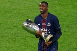 PSG đoạt Siêu cúp châu Âu, Dembele chờ ngày nâng cao Quả bóng vàng