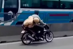 Truy tố tài xế trong vụ CSGT bám yên xe máy