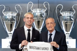 Real Madrid ra mắt tân binh Mastantuono: "Fan cuồng Messi" nhận số áo lạ