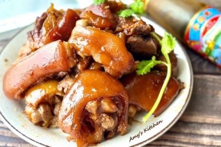 Chân giò kho dầu hào mềm tan, ăn là ghiền