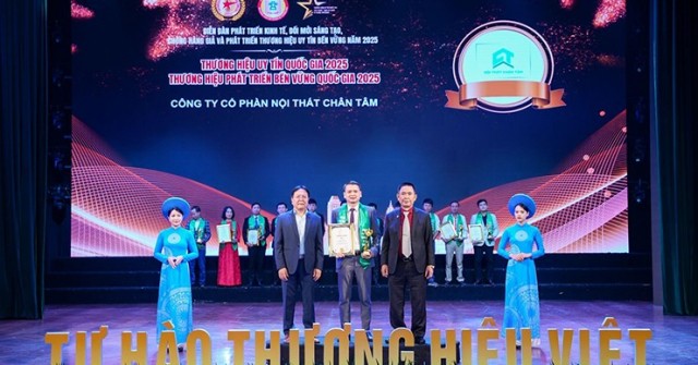 Nội Thất Chân Tâm: Tự hào nhận giải thưởng top 10 Thương Hiệu Uy Tín Quốc Gia 2025