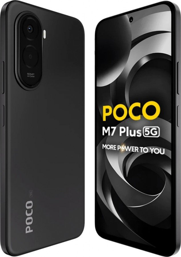 3 màu của điện thoại Poco M7 Plus 5G.