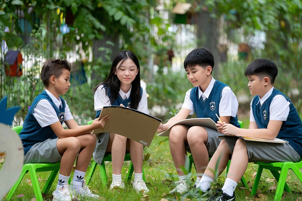 Không gian xanh kích thích tinh thần, hiệu quả học tập cho học sinh