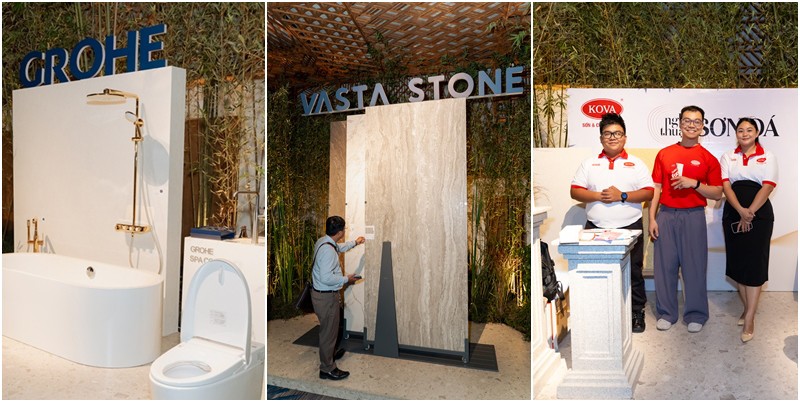 Không gian sự kiện thu hút sự quan tâm của khách tham dự tại sự kiện Trio