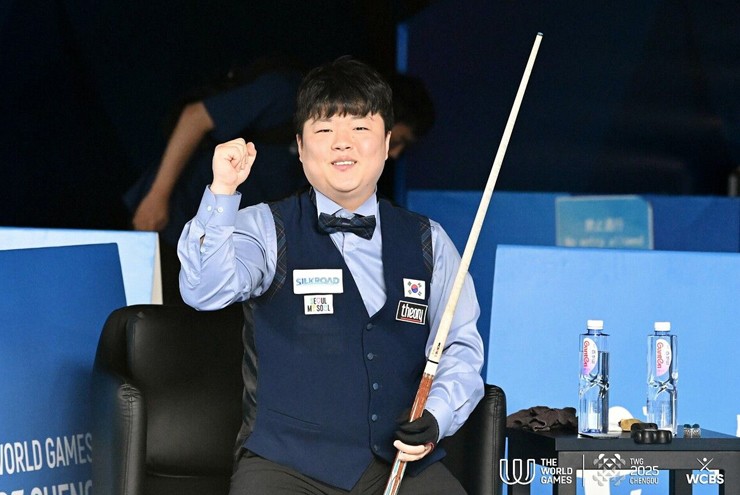 Cho Myung Woo được mệnh danh là "thần đồng bi-a" của Hàn Quốc