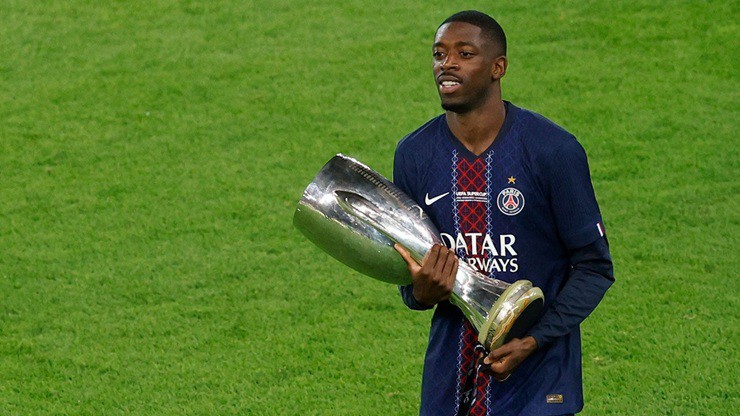 Danh hiệu Siêu cúp châu Âu giúp Dembele củng cố vị thế ứng cử viên hàng đầu cho danh hiệu Quả bóng vàng