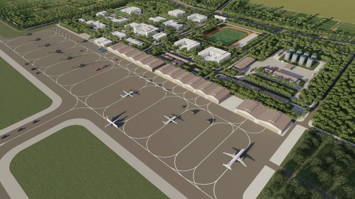 Phối cảnh Cảng hàng không quốc tế Gia Bình